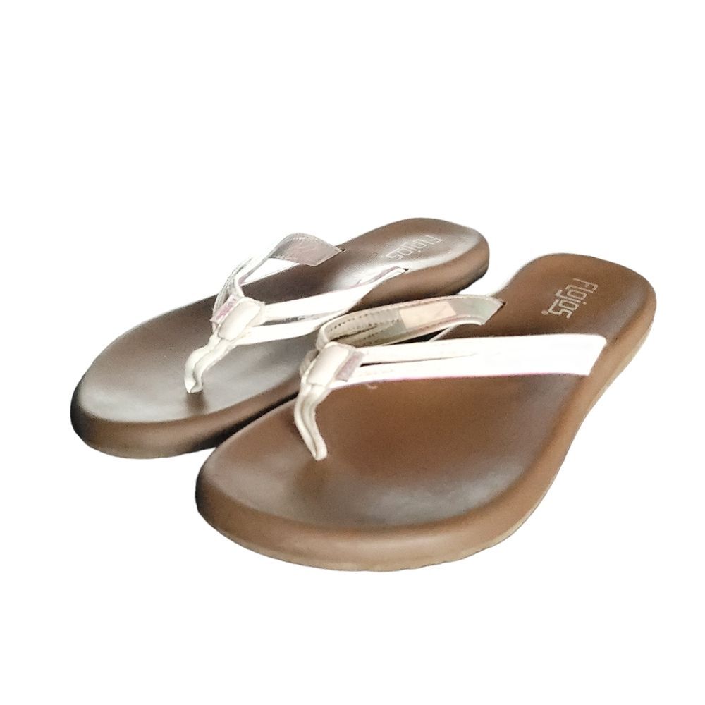 Flojos Margo Flip Flop Sandal White Tie Dye Women's 9